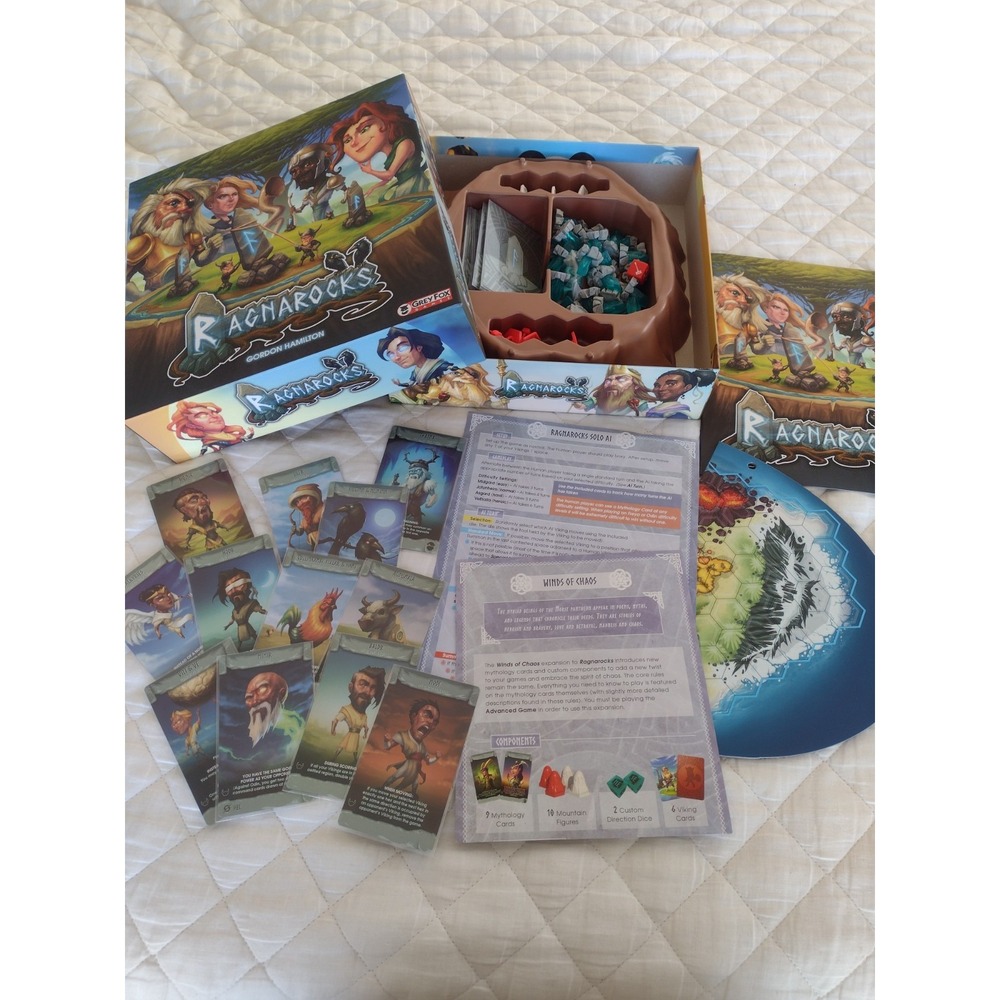 RAGNAROCKS Board Game Winds of Chaos Promo Pack KICKSTARTER 2021 Grey Fox